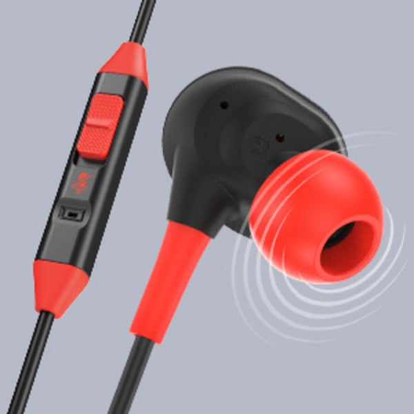 Écouteurs filaires Powera pour intra-auriculaires Nintendo Switch 2 (noir rouge, Nintendo Switch 2, Nintendo Switch, Nintendo Switch - modèle OLED, Nintendo Switch Lite)
