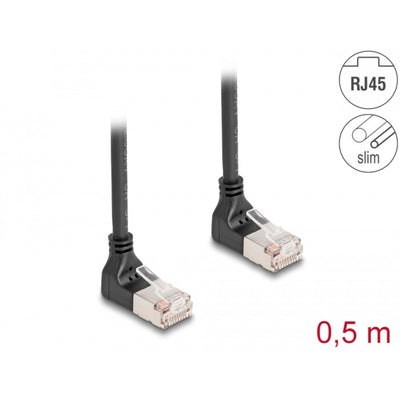 Dellock RJ45 Network Cable Cat.6A S FTP SLIM 90 ° vers le haut