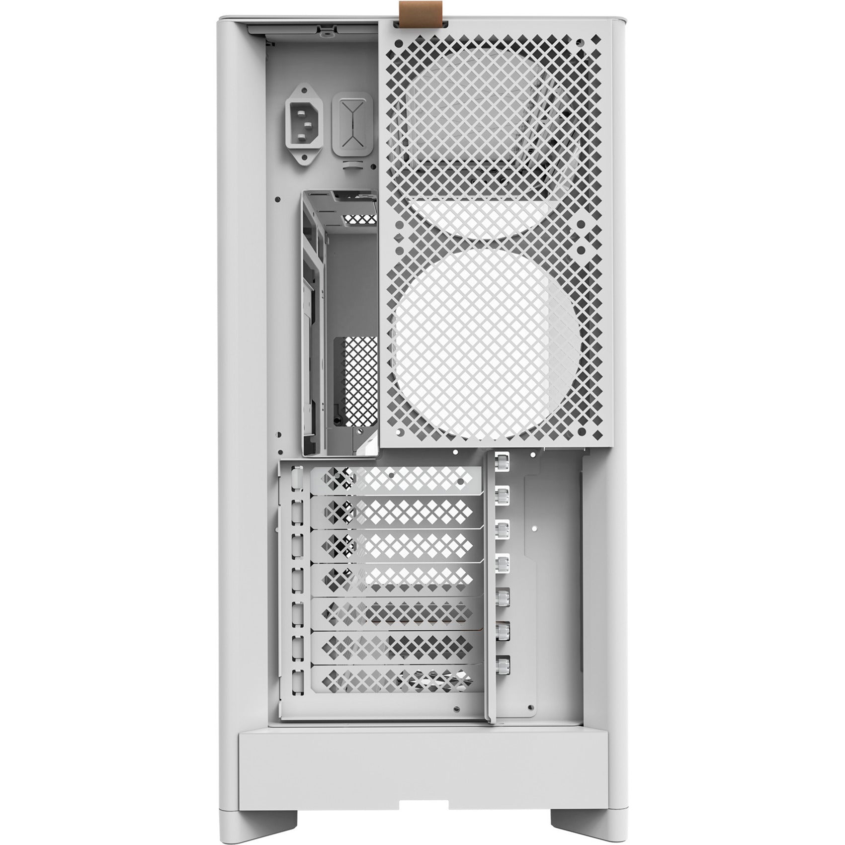 Boîtier tour midi Montech HS02 (blanc | 2x USB-A | 1x USB-C | RGB | verre trempé)
