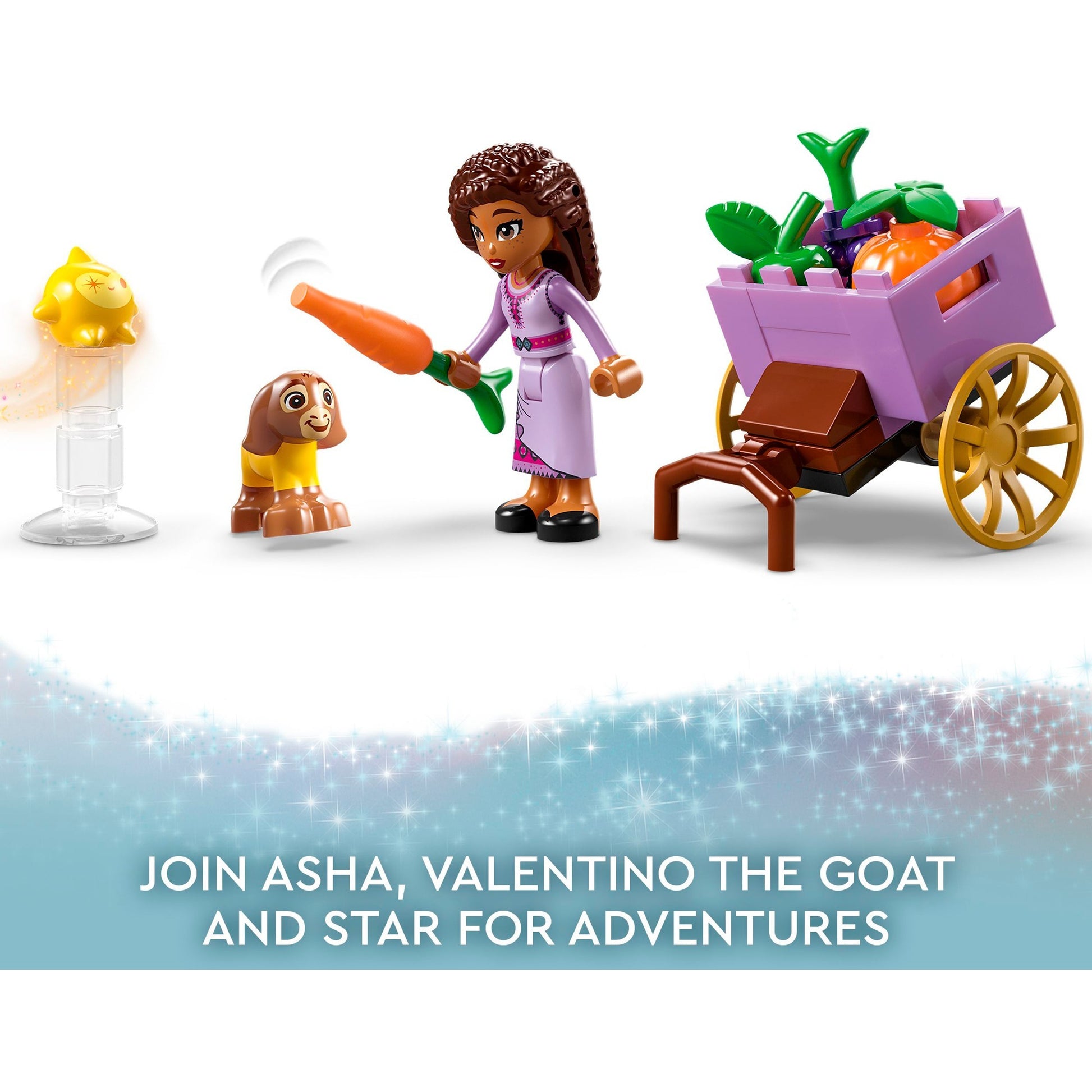 Lego disney - asha dans la ville jouets de construction Rosas (43223)