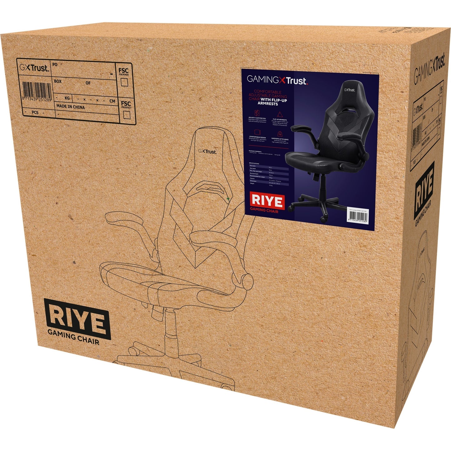 Trust GXT 703 Riye Gaming Chair