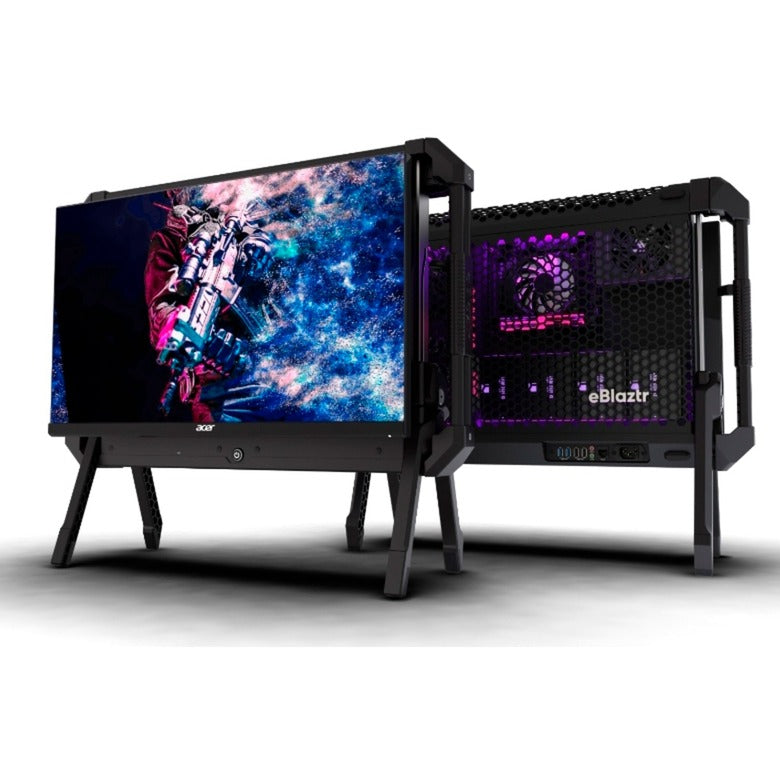 Eblaztr boîtier PC boîtier de bureau (noir (mat))