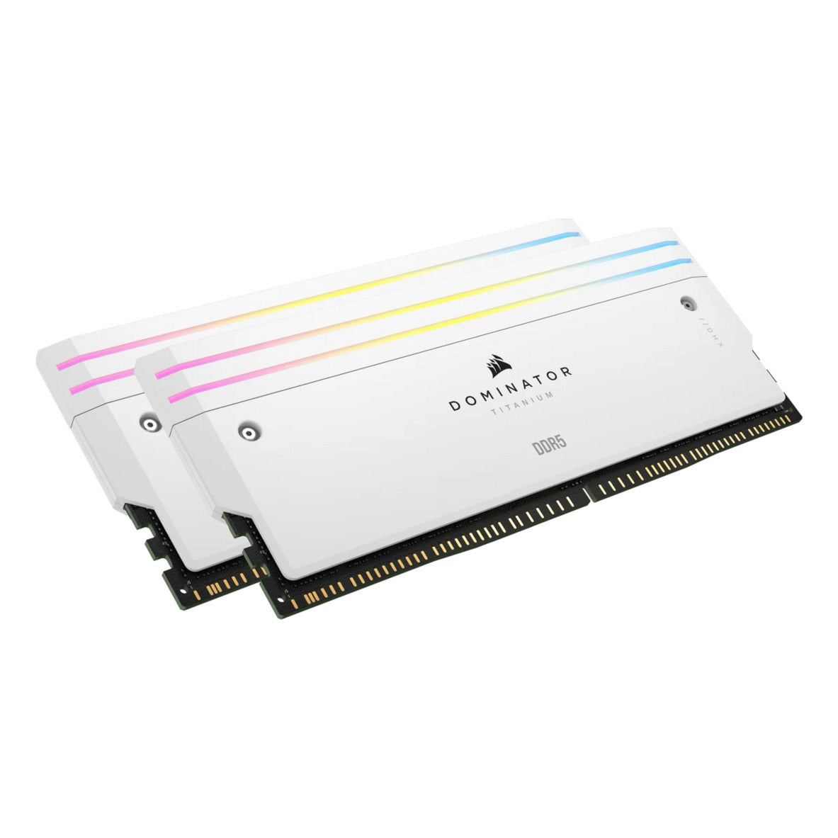 Corsair dominator titane ddr5 kit d'amélioration de l'éclairage éclairage LED (blanc, cmplekit2w)
