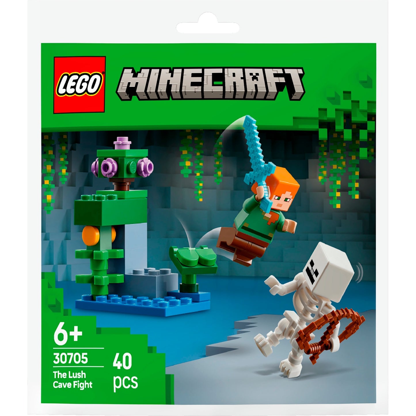 Lego 30705 Minecraft Bag Duel à la grotte luxuriante