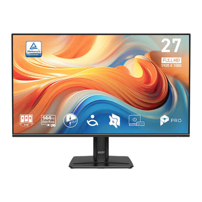 Moniteur Msi pro mp271 e14a 27 (noir, 144 hz, vga, hdmi, port d'affichage, audio)