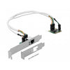 Dellock Mini PCLE I O PCLE Half Taille 1X Gigabit LAN