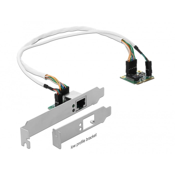 Dellock Mini PCLE I O PCLE Half Taille 1X Gigabit LAN