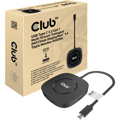 Club 3D USB-C 3.2 MST Hub Displayport 1.4