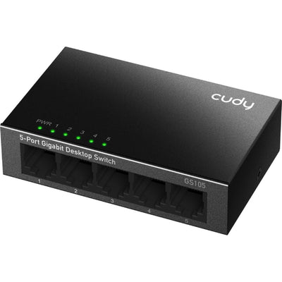 Cudy Interrupteur en métal de bureau Gigabit à 5 ports