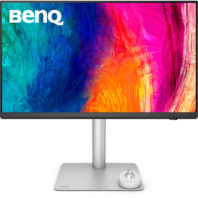 Moniteur Benq PD2730S 27 5K UHD (blanc argent, HDMI, DisplayPort, audio, Thunderbolt 4, USB-C)