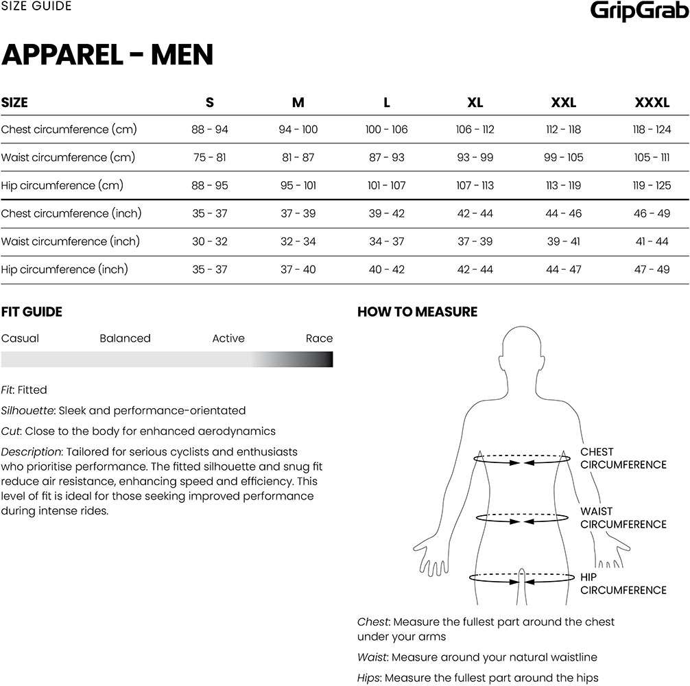 Gripgrab pacr - cuissard à bretelles avec peau de chamois