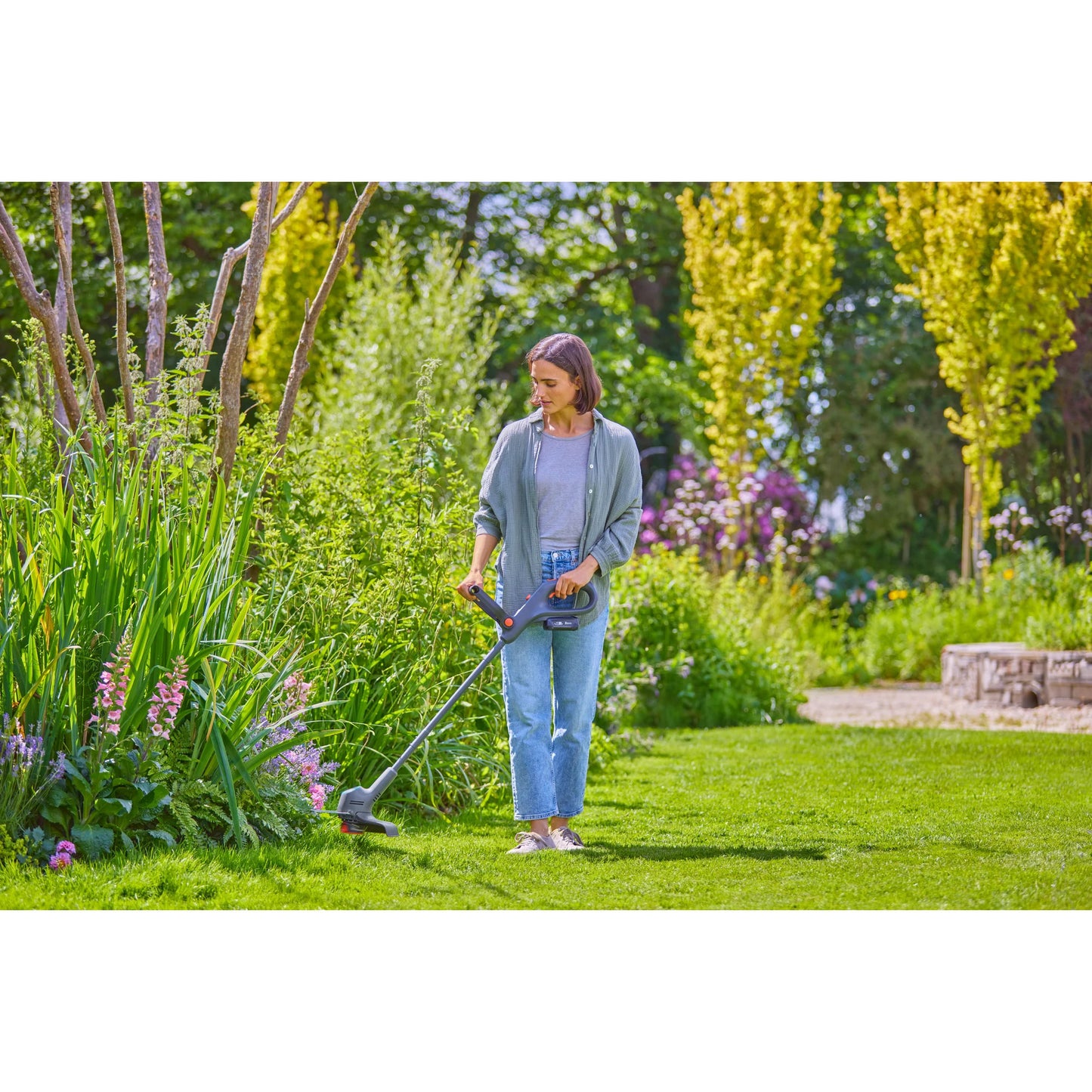 Gardena tondeuse easytrim 2518v p4a solo