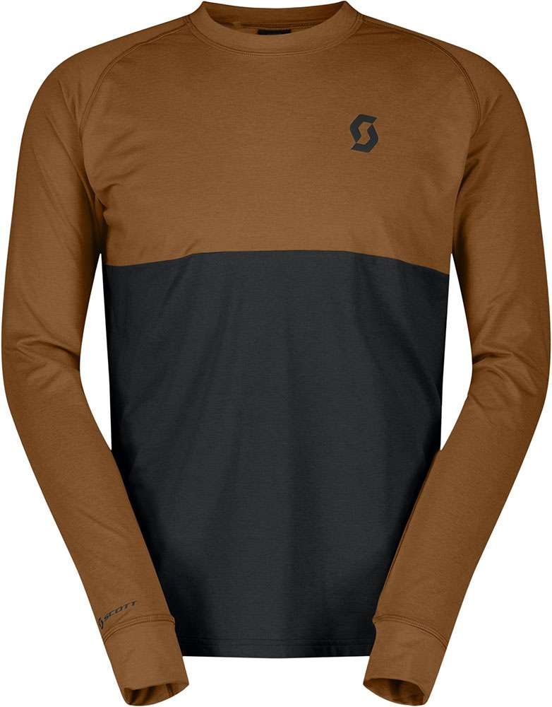 Scott trail storm warm light - maillot vtt manches longues