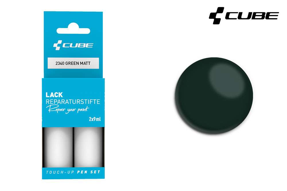 Set de stylos de retouche Cube vert mat
