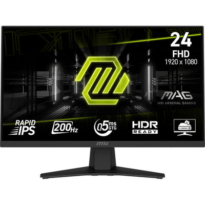Moniteur de jeu Msi mag 244f 23.8 (noir, hdmi, displayport, 200 hz)