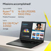 Ordinateur portable Asus vivobook go 15 e1504fa-bq5403w 15.6 (noir | ryzen 5 40 | radeon 610m | 8 go | SSD 512 go)