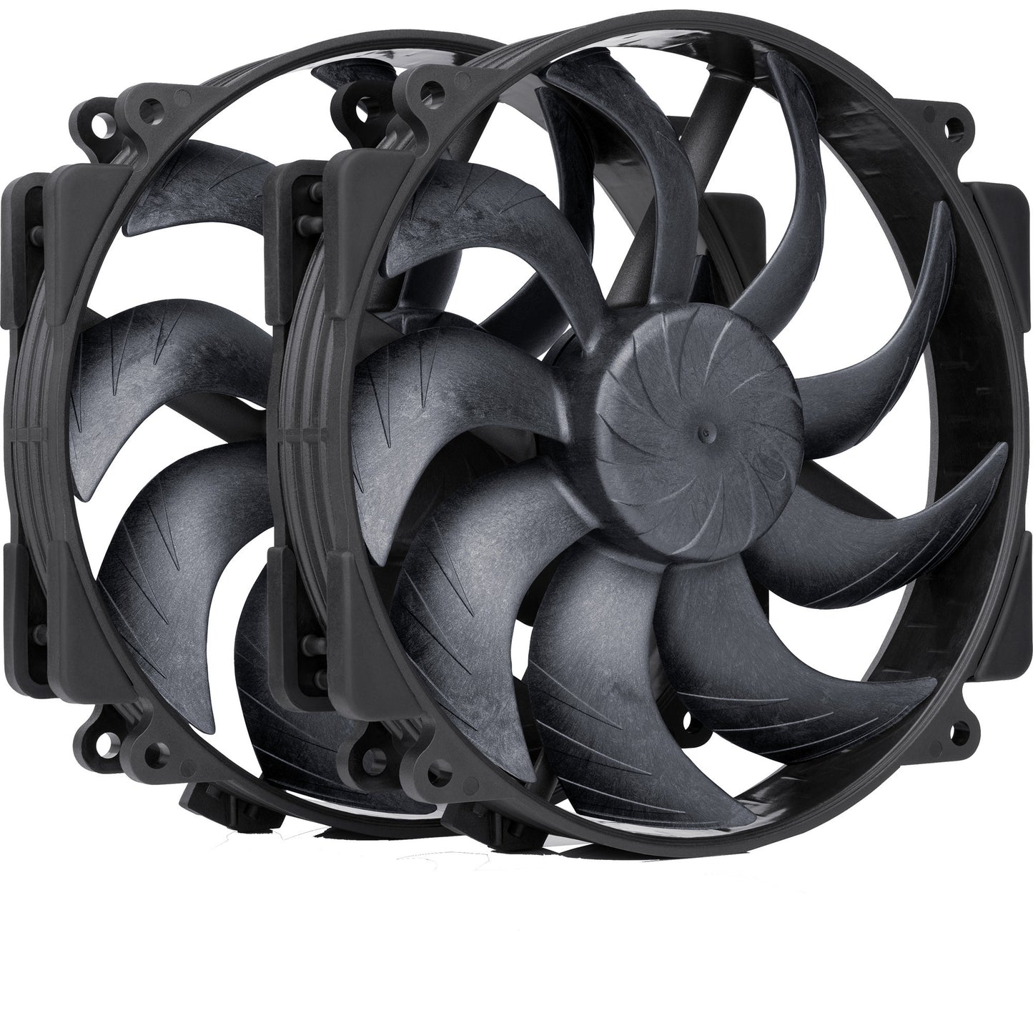 Noctua nf-a14x25r g2 pwm sx2-pp chromax.black ventilateurs de boîtier (noir, 2 pièces, 140 x 140 x 25 mm)