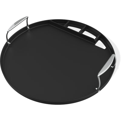 Plancha Weber taille complète - pour barbecues au charbon de bois 57 cm plaque de cuisson (noir)