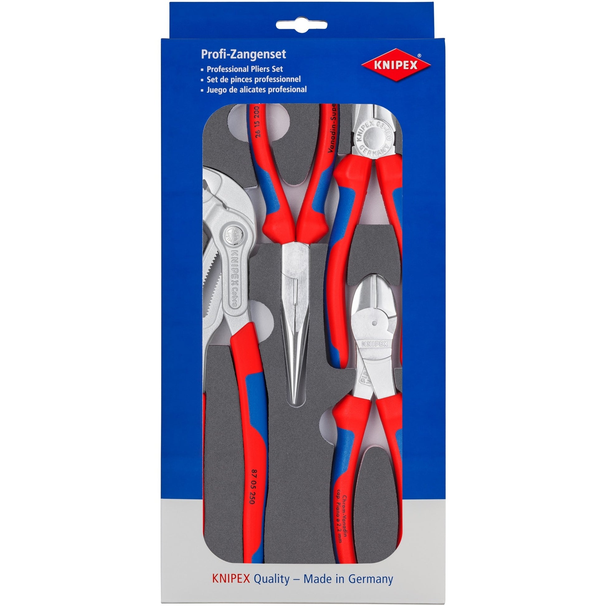 Knipex seases-set Basic Chrom 00 20 01 V17