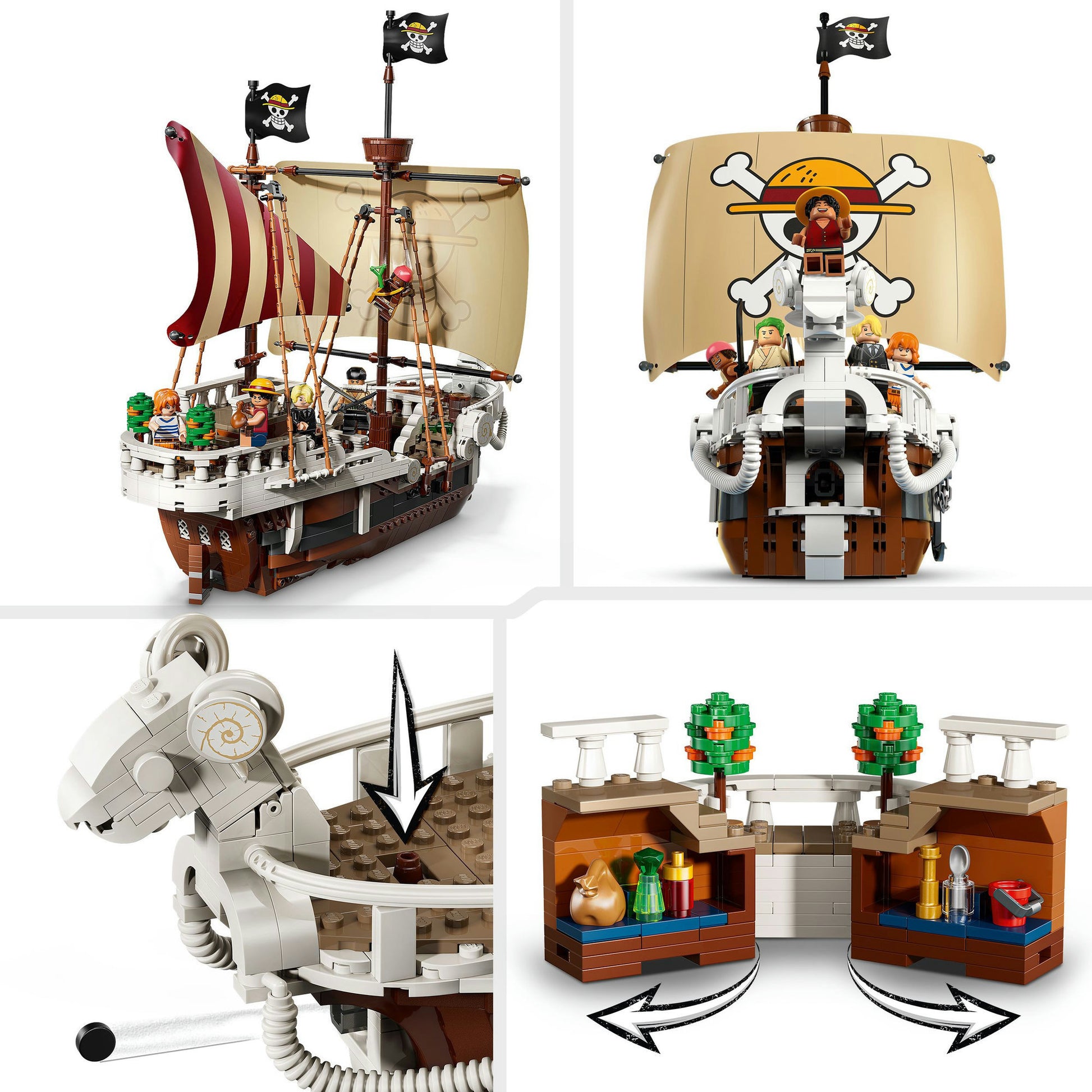 Lego One Piece 75639 Le bateau pirate va joyeux