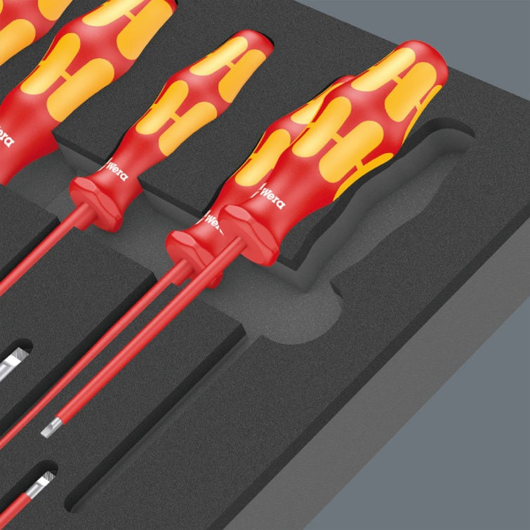 Insert moussant wera 9711 avec tournevis VDE