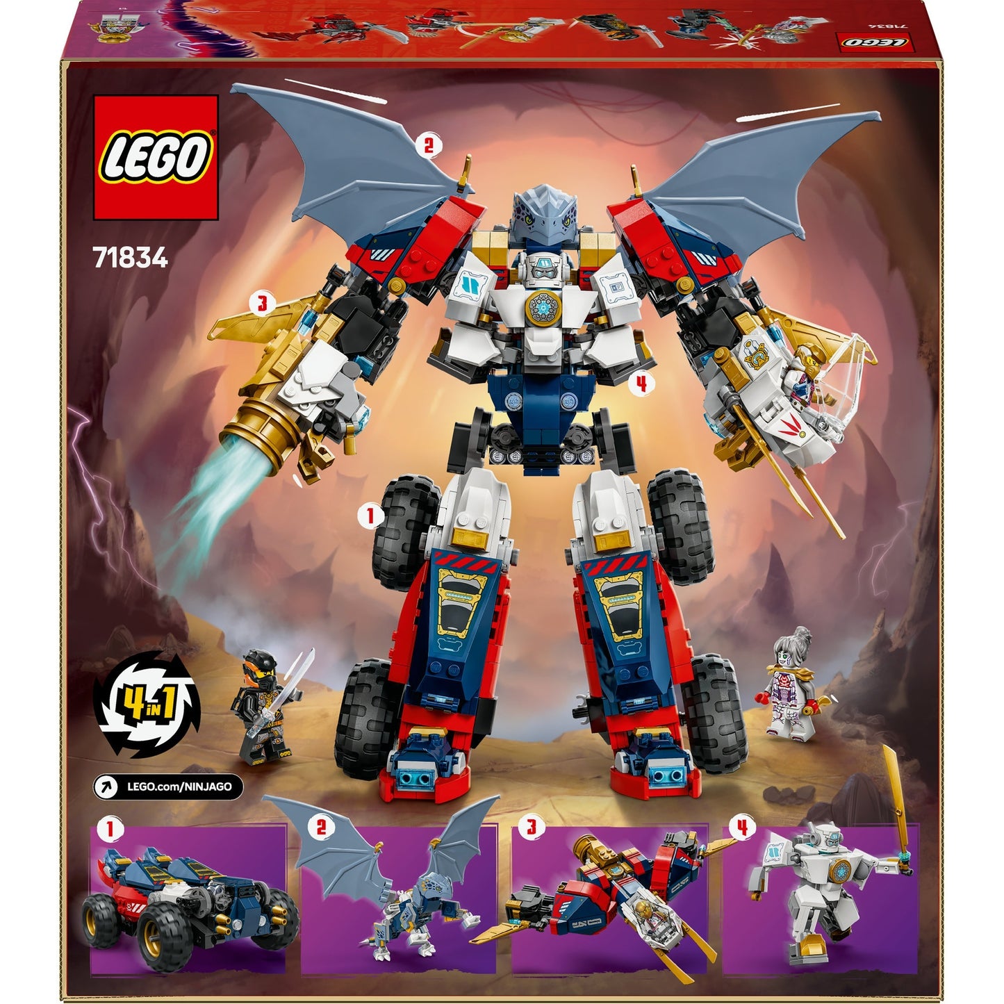 LEGO LEGO NINJAGO 71834 Ultra-Combomecha de Zane