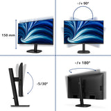 Moniteur Philips 27b2n3500j 27 (noir, 120 Hz, HDMI, port d'affichage, audio, hub USB) - afbeelding 11