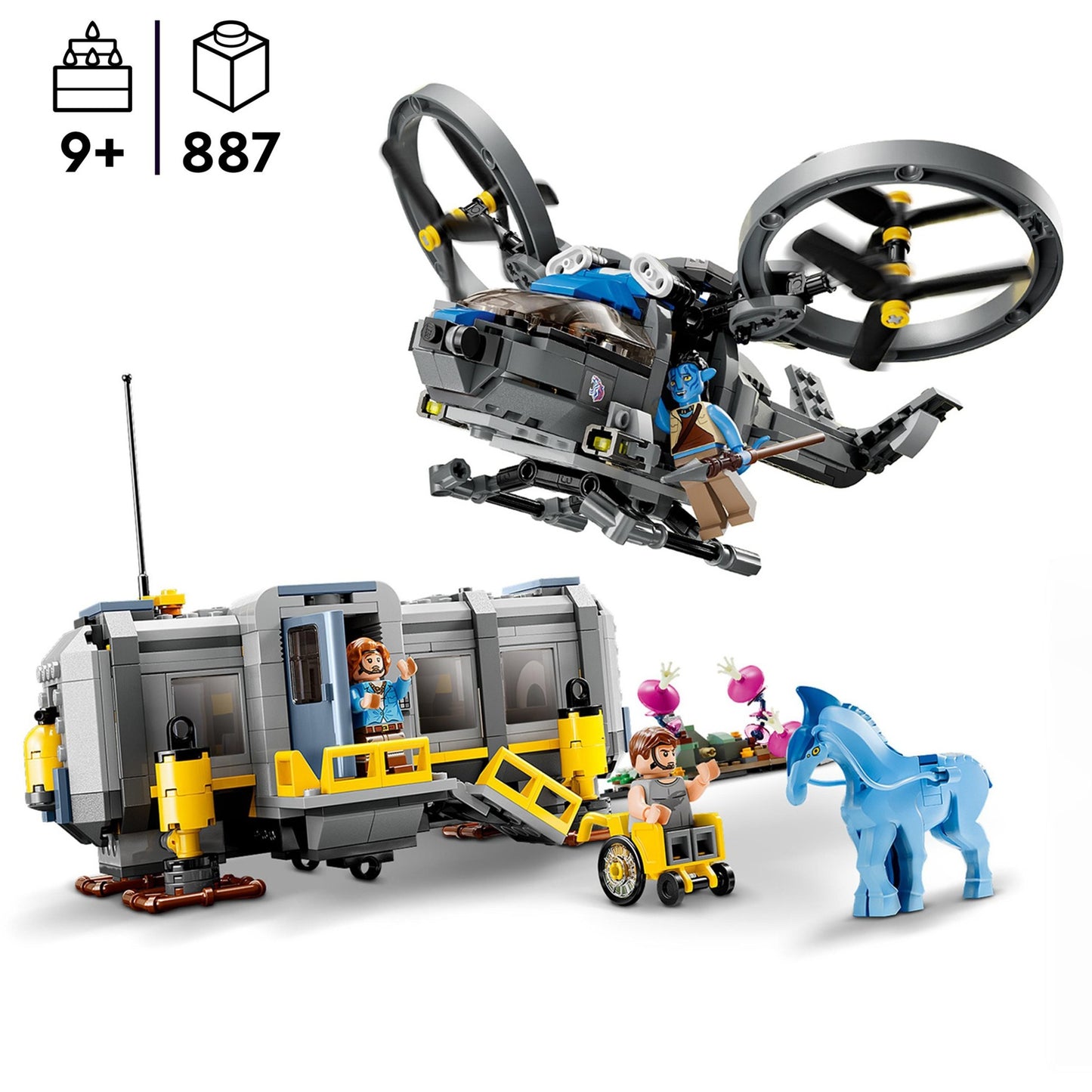 Avatar Lego - montagnes flottantes : site 26 rda samson jouets de construction (75573)
