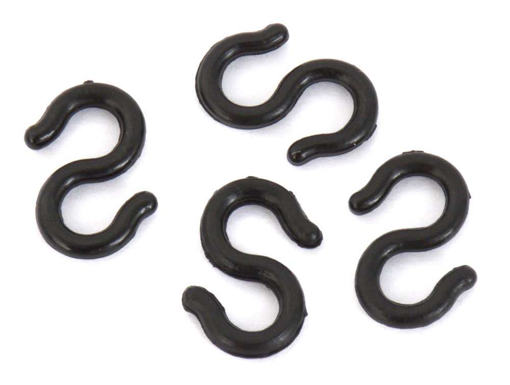 Crochets de connexion Radon pour câbles de frein de changement de vitesse noirs (4 pièces)