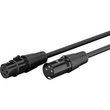 Câble de connexion Goobay XLR (noir, 5 mètres) - afbeelding 1