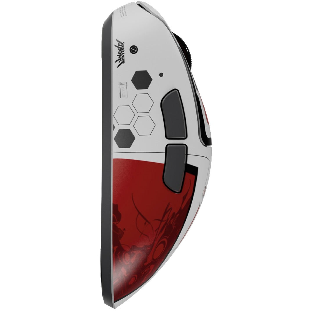 Souris de jeu Pulsar [quiccs edition] xlite v4 (blanc rouge, 32 000 dpi, 8 000 Hz)