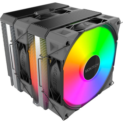 Refroidisseur de processeur Montech nx600 argb (noir)