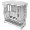 Boîtier tour midi Nzxt h9 flow (blanc (mat) | 2x USB-A | 1x USB-C | verre trempé)