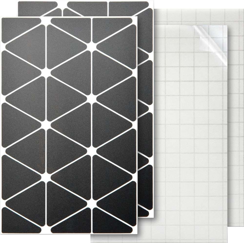 Triangles d'autocollants réfléchissants Luxshield