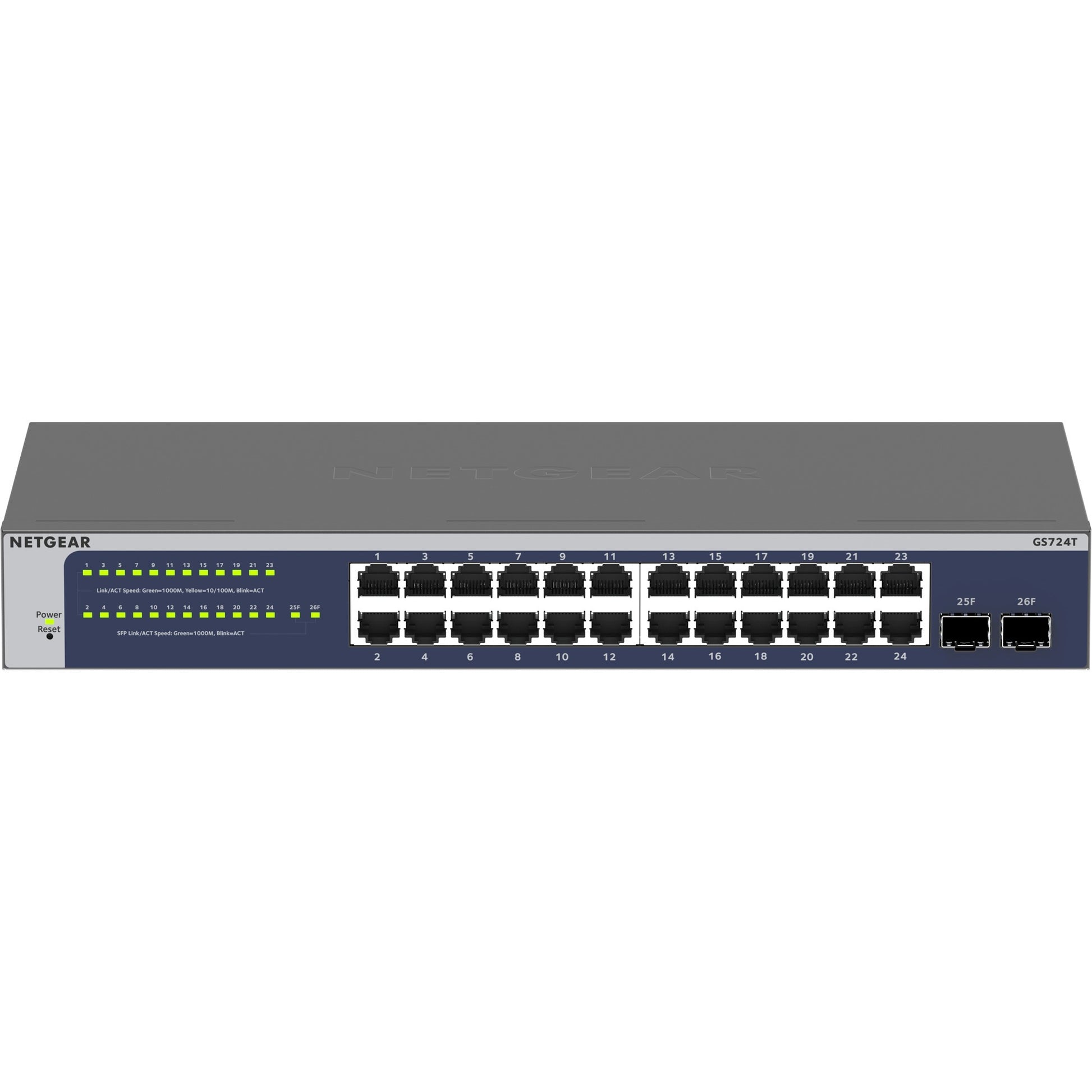 Interrupteur Gigabit à 24 ports NetGear (GS724TV6)
