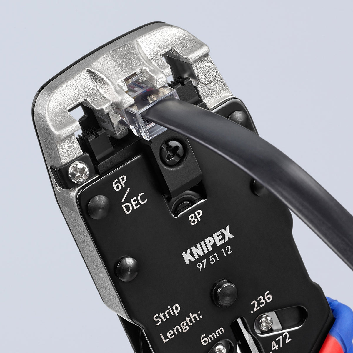 Knipex Krimpang pour les plugs occidentaux 975112
