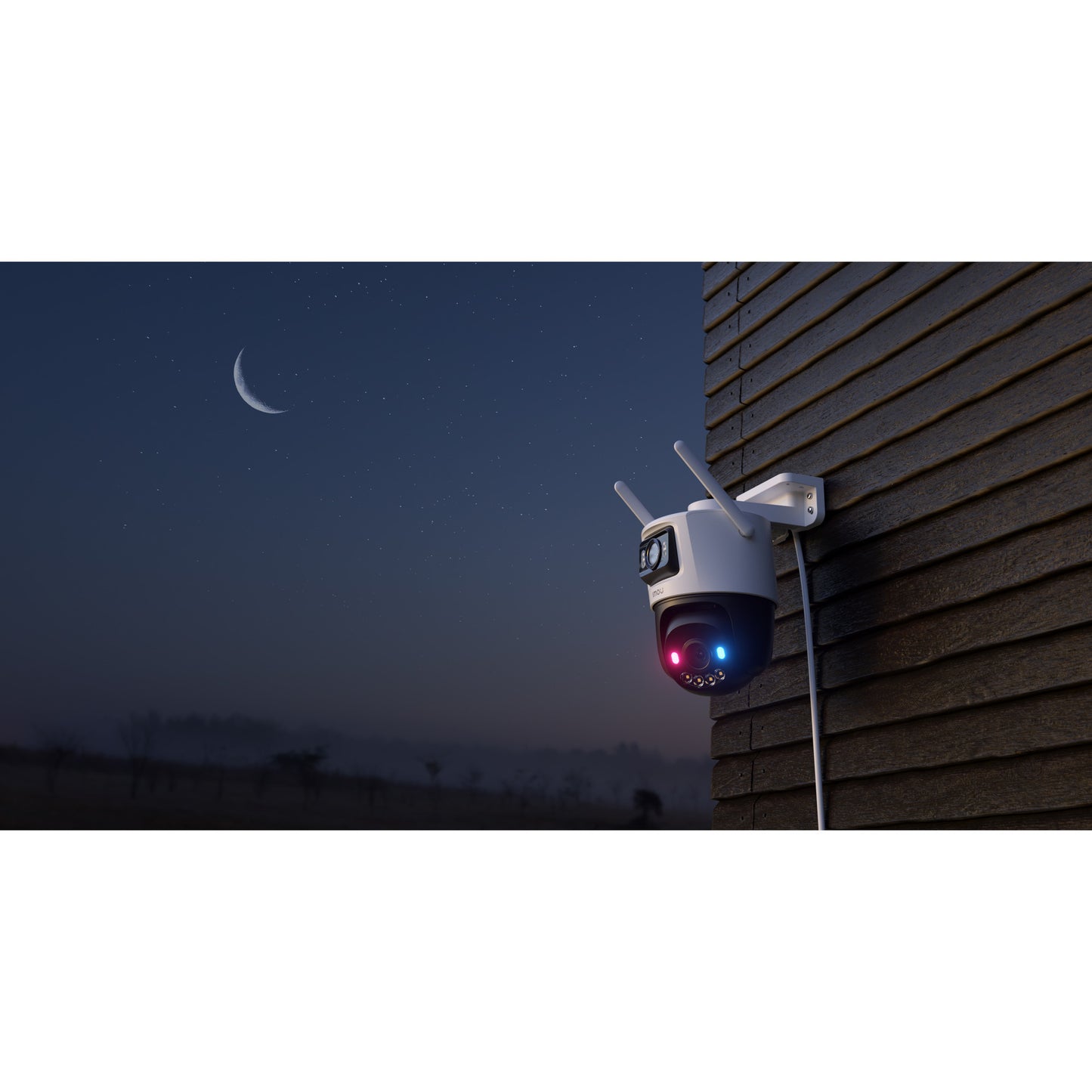Caméra de sécurité Imou cruiser dual 2 pro (blanc, 4mp, wifi 6, lan)