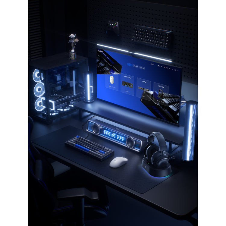 Mchose V9 Turbo+ Casque de jeu supra-auriculaire magnétique sans fil (rouge, Nintendo Switch, Playstation 4, Playstation 5, mobile, PC, Bluetooth USB 2,4 G)