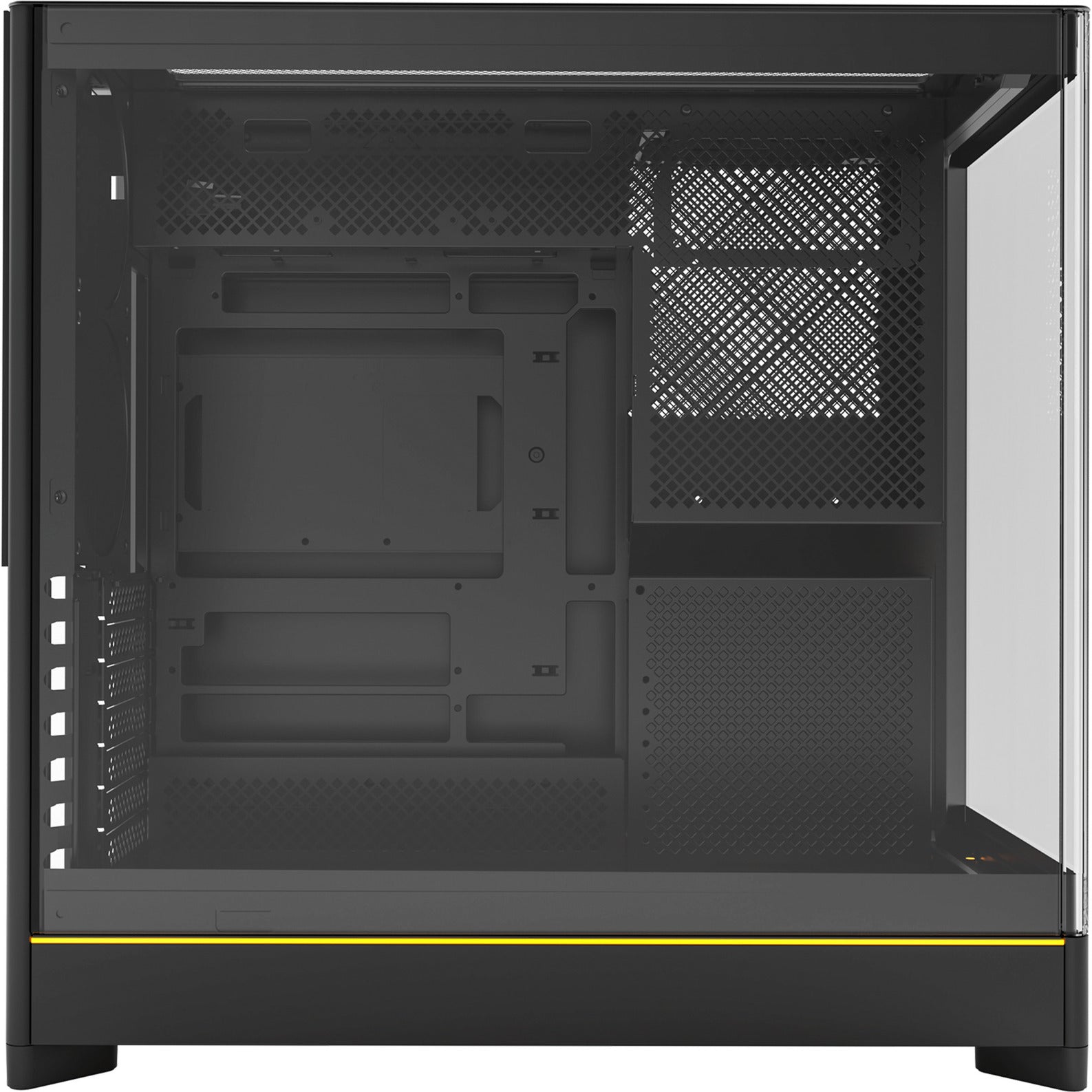 Boîtier tour midi Montech HS02 (noir | 2x USB-A | 1x USB-C | RGB | verre trempé)