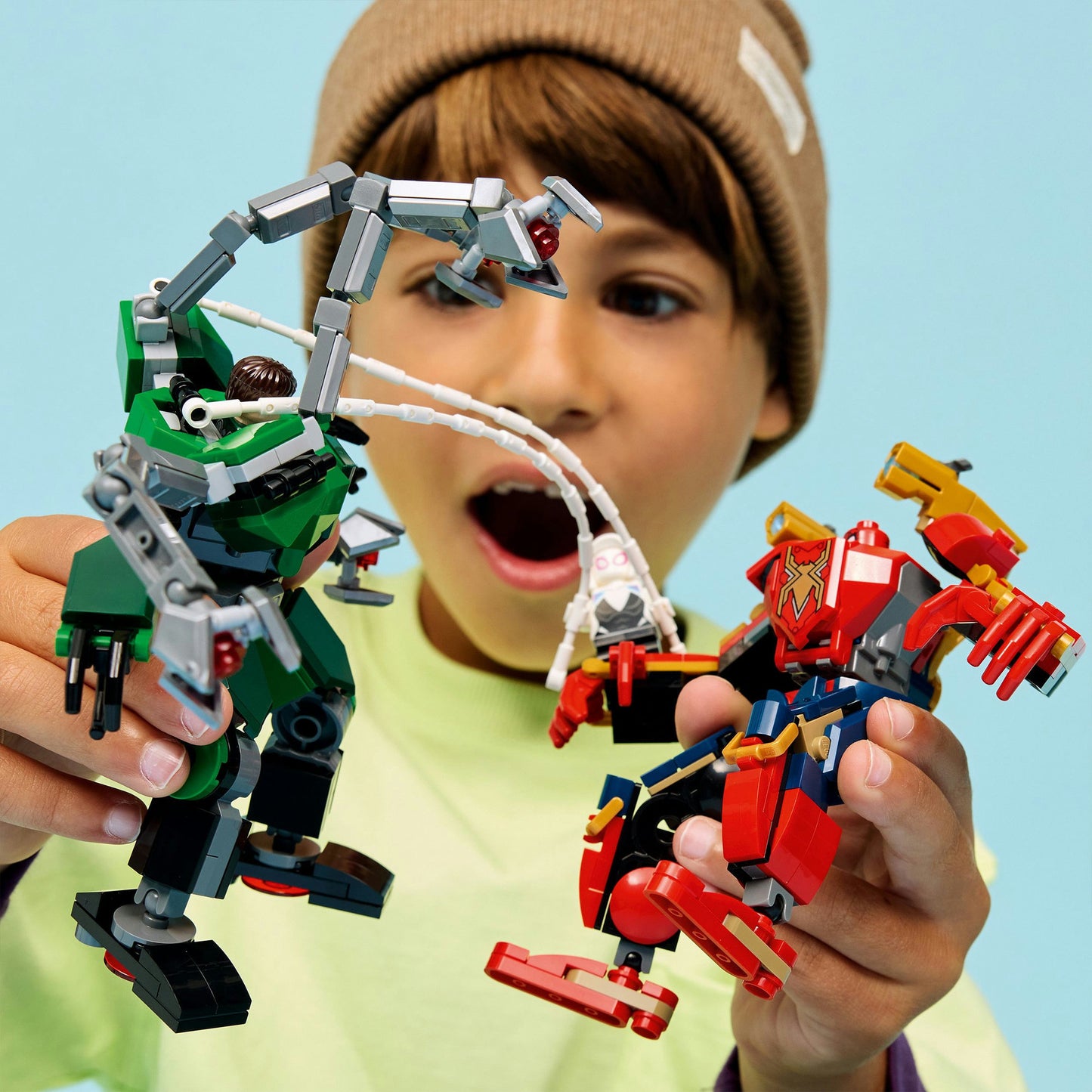 Lego 76338 Super Heroes Marvel Mecha Duel Spiderman contre Docock