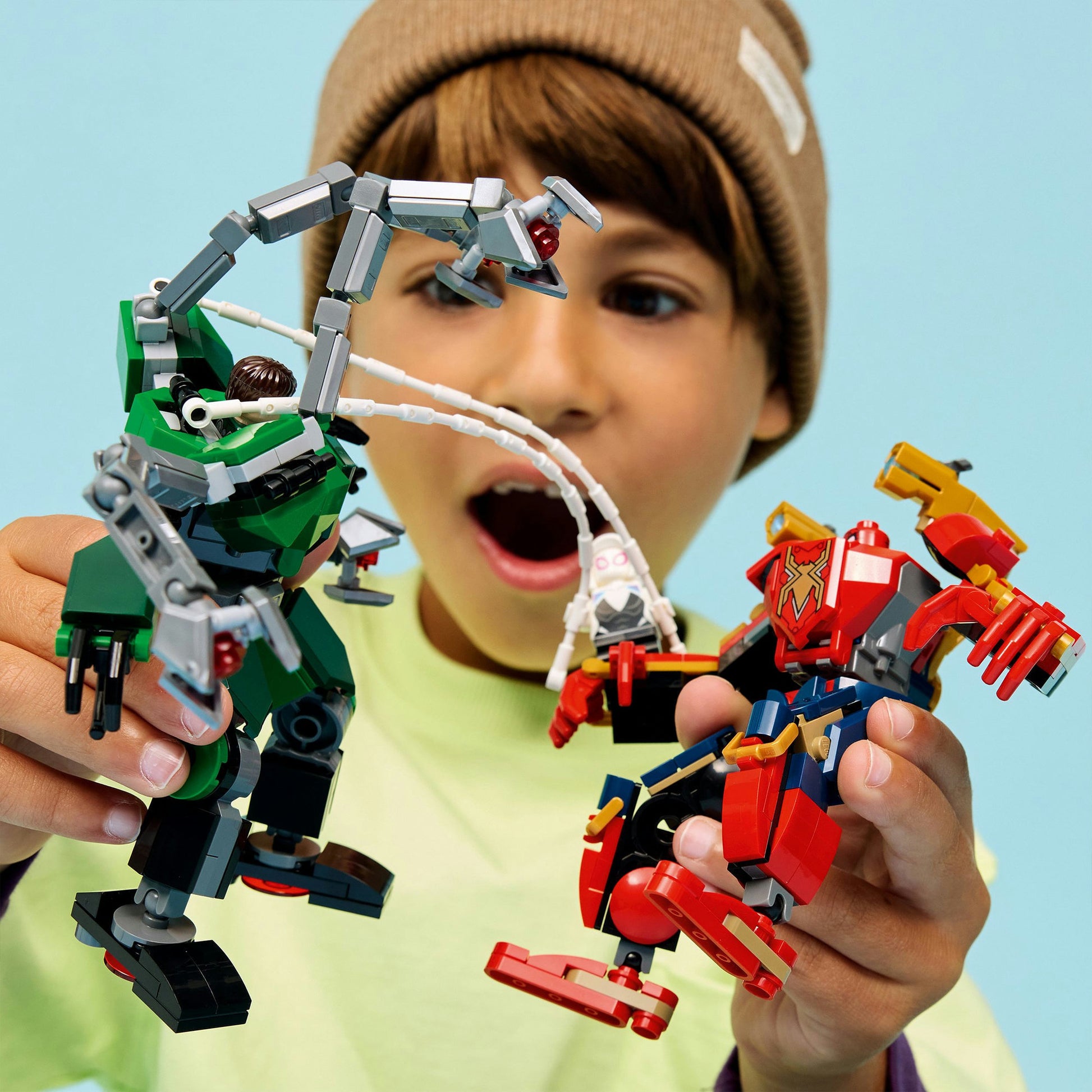 Lego 76338 Super Heroes Marvel Mecha Duel Spiderman contre Docock