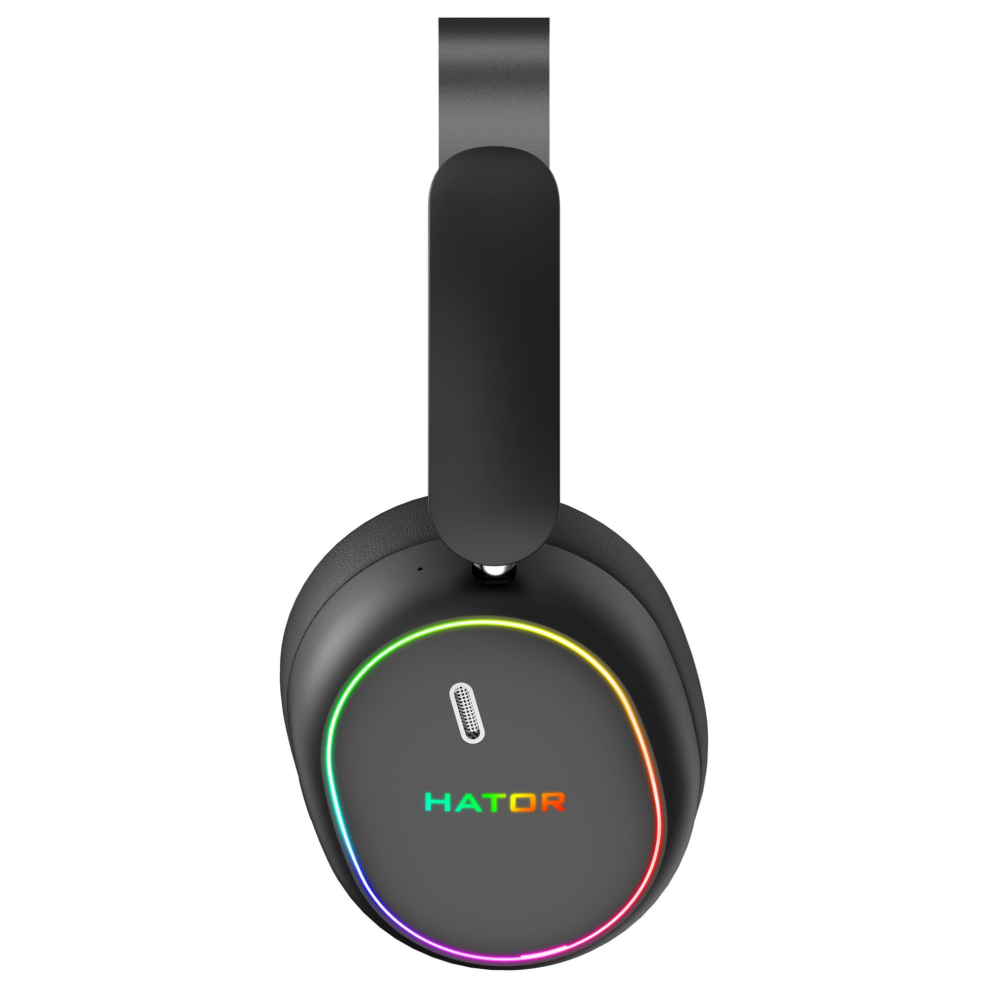 Casque de jeu supra-auriculaire sans fil Hator Phoenix 2 (noir, RVB, 2,4 GHz Bluetooth 5.4 USB-C)