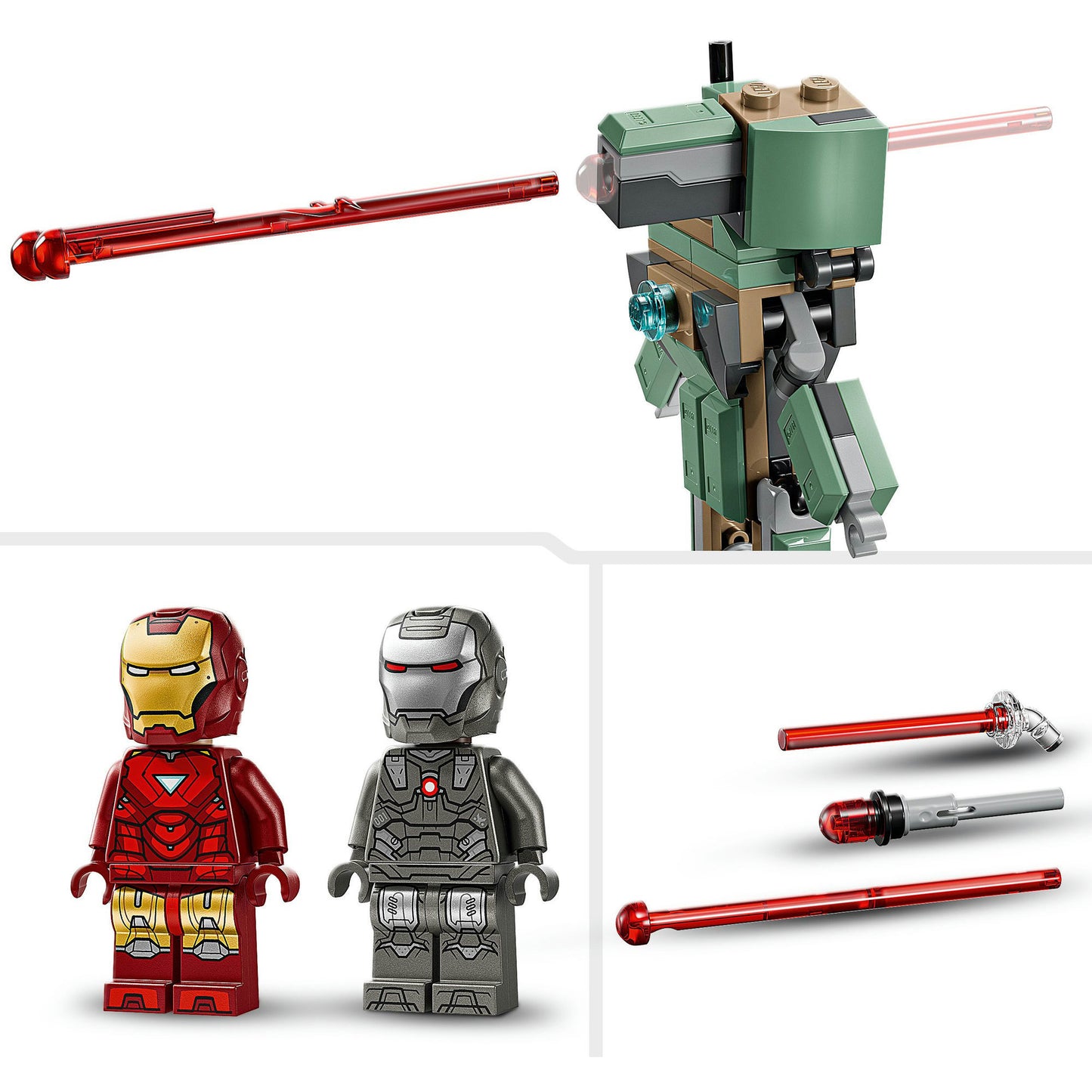 Lego Super Heroes Marvel 76320 Iron Man and War Machine vs Hammer Dones