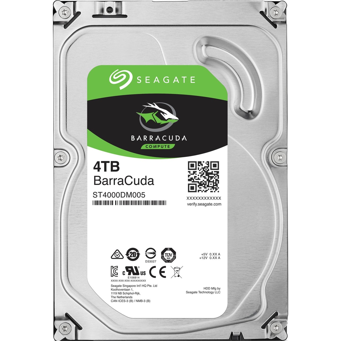 Disque dur Seagate Barracuda 4 To (ST4000DM004, SATA 600)