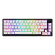 Hator skyfall mag ultra 8k, clavier de jeu (noir, disposition américaine, hator aurum ice, 65%, rgb, double-shot pbt, hot-swap)