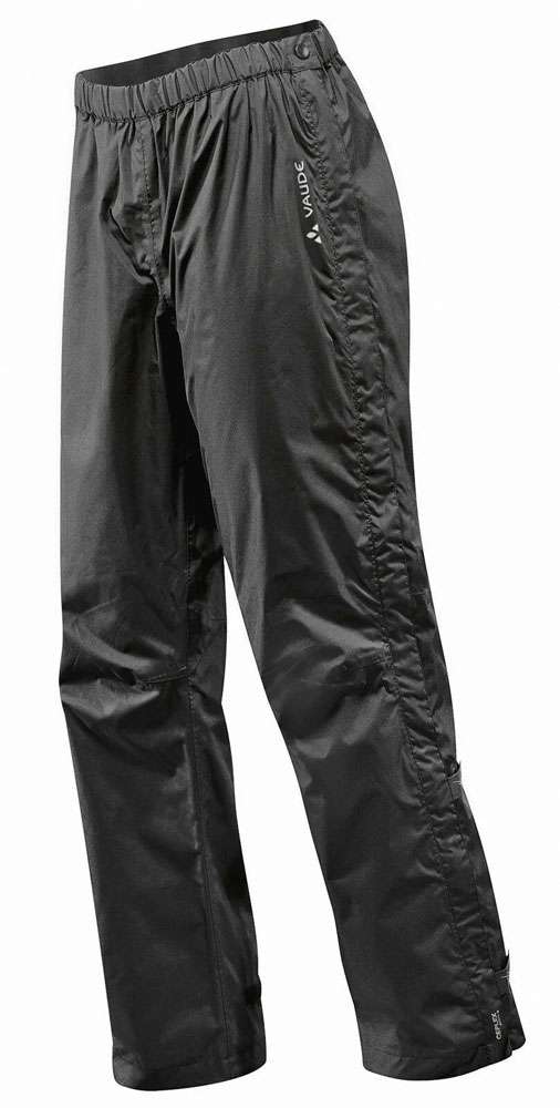 Vaude fluide full-zip pants ii - pantalon de pluie taille courte