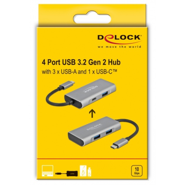 Dellock externe USB 3.2 Gen 2 USB Type-C Hub