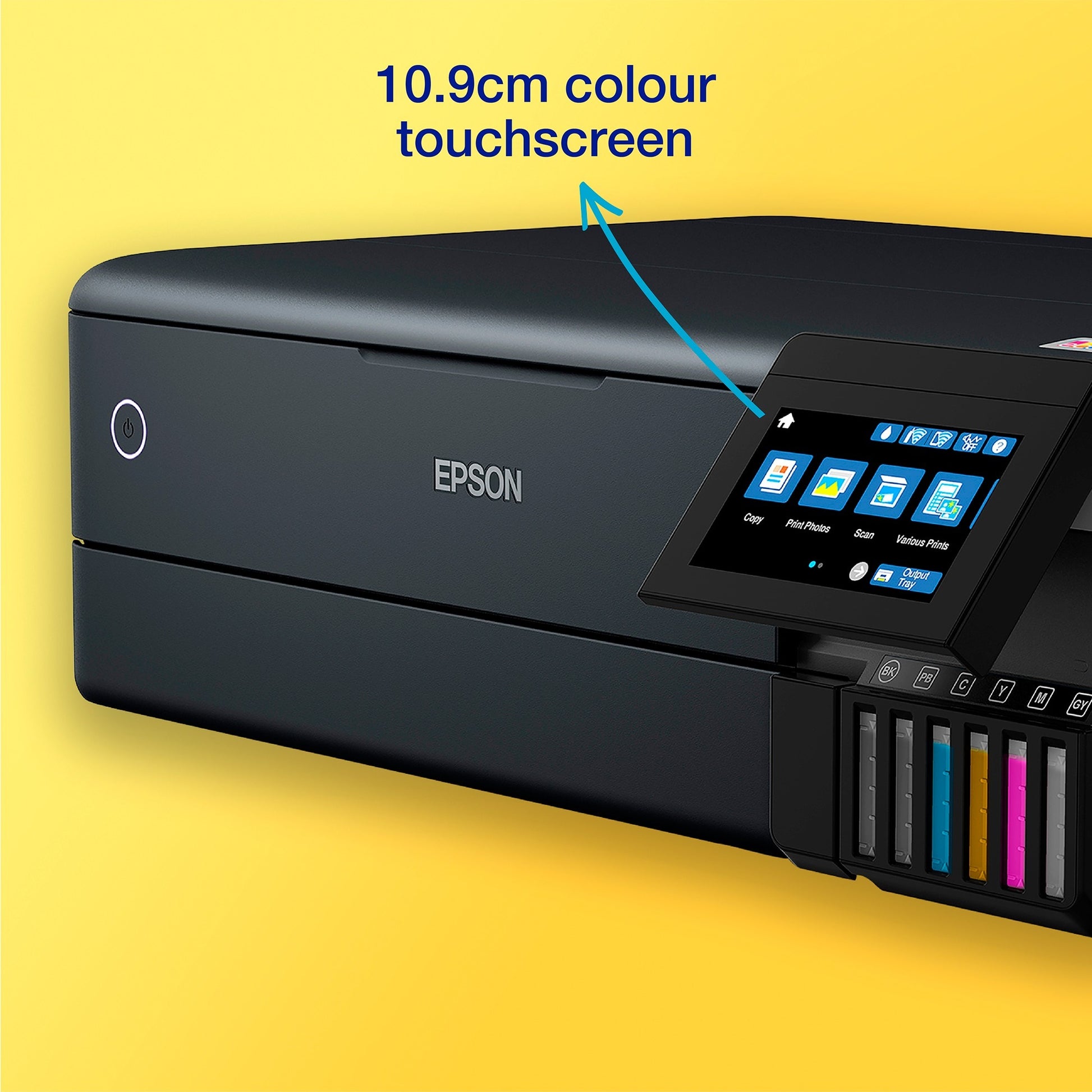 Imprimante jet d'encre tout-en-un Epson ecotank et-8550 (noir, USB, WLAN, numérisation, copie)