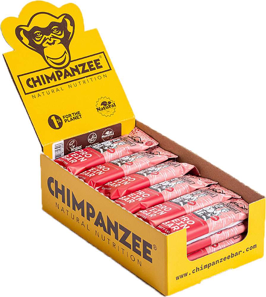 Barre protéinée Chimpanzé vegan boite 20x45g