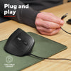 Souris ergonomique Trust bayo ii (noir, 800 dpi - 2 400 dpi)